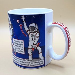 Moonwalk Astronaut Michael Jackson Learn to Dance Coffee Mug Vintage Ginger Fox